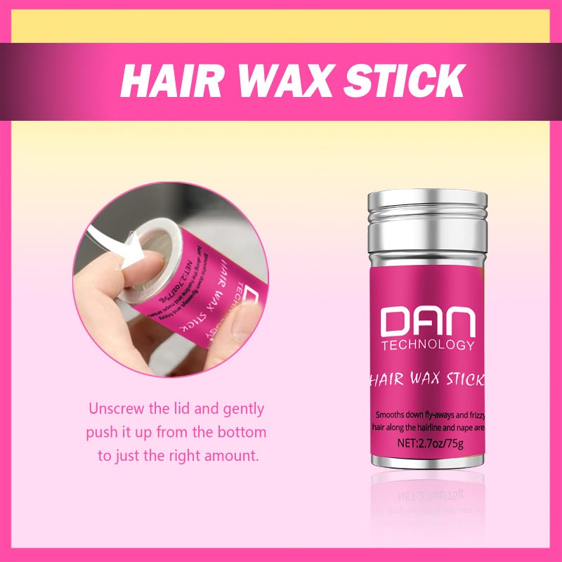 DAN Technology Wig Installation Kit - Wig Glue, Remover, Hair Wax Stick, Edge Control, Cap, Comb, Lace Melting Band, Edge Brush, Alligator Clips - Image 3